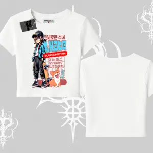 Babby Tee Tshirt Anime Hiker Girl Balance Is Everything Baskılı