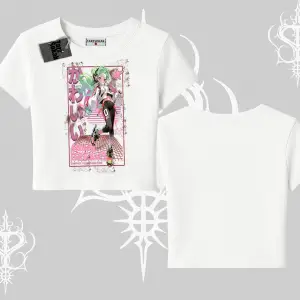 Babby Tee Tshirt Anime Kawaii Japon Kız Desenli