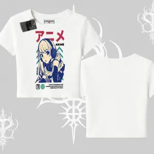 Babby Tee Tshirt Anime Kız Desenli Japon Tarzı