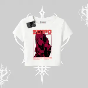 Babby Tee Tshirt Anime Waifu Kırmızı Grafik Desenli