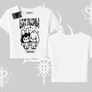 Babby Tee Tshirt Best Friends Forever Baskılı Sevimli Tasarım