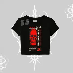 Babby Tee Tshirt Deadly Dreams Skull Redcore Street Manifest