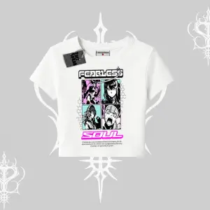 Babby Tee Tshirt Fearless Soul Anime Kolaj Baskılı