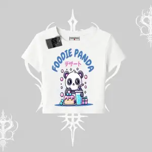 Babby Tee Tshirt Foodie Panda Tatlı ve Sevimli Panda Baskılı