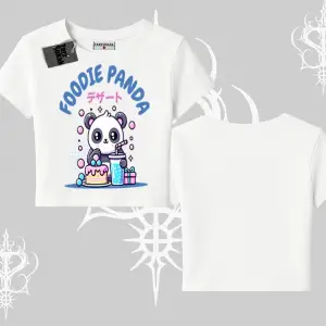 Babby Tee Tshirt Foodie Panda Tatlı ve Sevimli Panda Baskılı