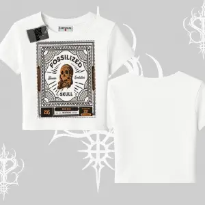 Babby Tee Tshirt Fossilized Skull Underground Archive