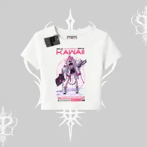 Babby Tee Tshirt Kawaii Cyberpunk Kız Japon Stil Baskı