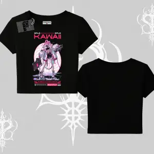 Babby Tee Tshirt Kawaii Cyberpunk Kız Japon Stil Baskı