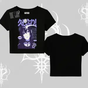 Babby Tee Tshirt Neo Tokyo Girl Y2K Street Anime Aesthetic