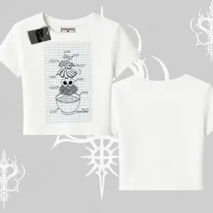 Babby Tee Tshirt Noodle Theory Hand Drawn Concept