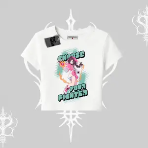 Babby Tee Tshirt Oversize  Anime Kız Desenli Japon Stil