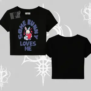 Babby Tee Tshirt Sevimli Tavşan Some Bunny Loves Me Baskılı