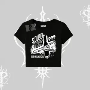 Babby Tee Tshirt Skull Impact Bone Chilling Street Icon