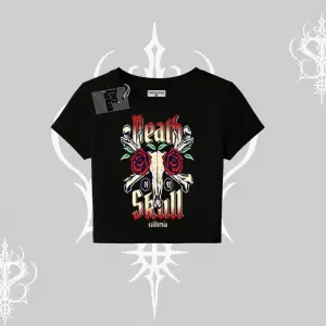 Babby Tee Tshirt Skull & Roses Vintage West Coast Rebellion