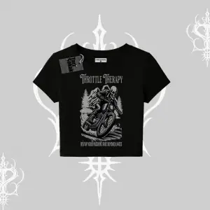 Babby Tee Tshirt Throttle Therapy No Brakes Just Freedom