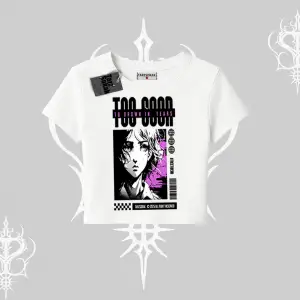 Babby Tee Tshirt Too Good Anime Girl Grafik Baskılı