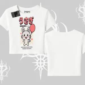 Babby Tee Tshirt Usagi Kawaii Cute Heart Energy