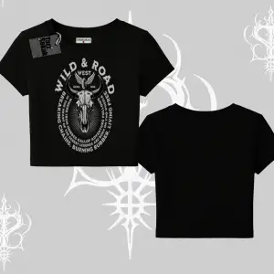 Babby Tee Tshirt Wild & Road Western Skull Biker Street Culture