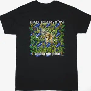 BAD RELIGION NO CONTROL NEW BLACK T SHIRT ÖN VE ARAKA BASKILI