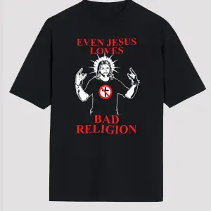 Bad Religion Siyah Unisex Oversize Tişört T-shirt