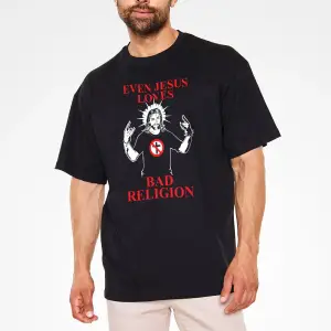 Bad Religion Siyah Unisex Oversize Tişört T-shirt