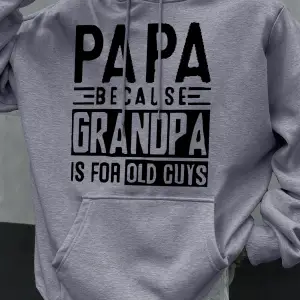 Bana Baba Diye Çağırma, Ben Yaşlı Değilim Komik Tasarım Erkekler İçin Kapüşonlu Üst Vintage C