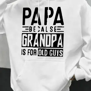 Bana Baba Diye Çağırma, Ben Yaşlı Değilim Komik Tasarım Erkekler İçin Kapüşonlu Üst Vintage C