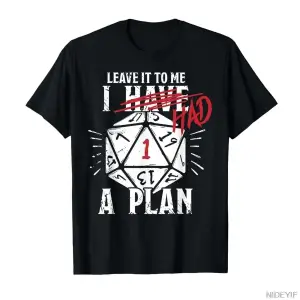 Bana Bırakın Bir Planım Var Erkek Kadın Tişörtü %100 Pamuklu Tişörtler Kısa Kollu Üstler 0123