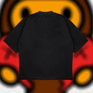 Bape X Comme Des Garçons Oversize Unisex Pamuklu Nefes Alan Kalın Kumaşlı