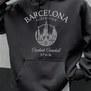 Barcelona Cdesign Erkek Hoody Büyük Boy Polar Kapüşonlular Sonbahar Tüm Maç Giyim Çok Renkli
