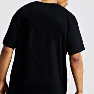 Basic Oversize Unisex Siyah Tişört