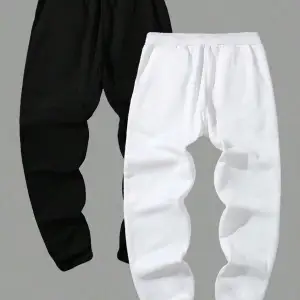 Basics 2pcs Mountain Print Drawstring Waist Eşofman Altı