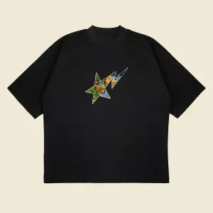 Bathing Ape Mandarin Baskılı Oversize Unisex Pamuklu Nefes Alan Kalın Kumaşlı