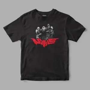 Batman & Joker Batsmile Baskılı Tişört