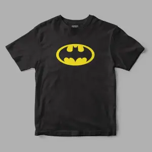 Batman Old Logo Baskılı Tişört
