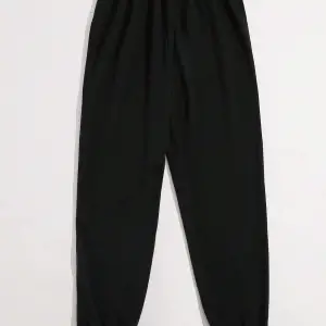 Bear Print Drawstring Waist 4 Mevsim Eşofman