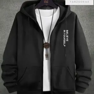 Believe Yourself Sweatshirt Fermuarlı Hırka