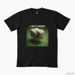 Ben Bir Koyumuyum Erkek Kadın Tişörtü %100 Pamuklu Tişörtler Kısa Kollu Üstler 1215-2