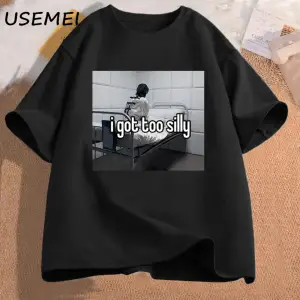 Ben çok aptal T Shirt kadın erkek komik T Shirt Weirdcore saldırgan zihinsel sağlık Sarcastic 2896