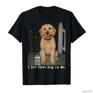 Ben İçimde O Köpeği Var Komik Altın Doodle Meme Doodle Anne Tişörtü Erkekler Kadınlar İçin %1