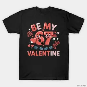 Benim Altıncı Yedinci Sevgilim Olun Havalı Sevgililer Günü 67 Meme Tişörtü Erkekler Kadınlar