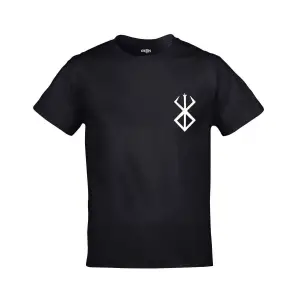 Berserk Band Of The Falcon Ikigaisekai Ön Arka Baskılı Unisex Siyah