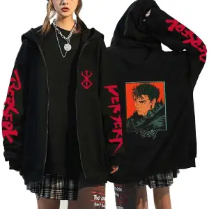 Berserk Fermuarlı Hoodie Mod42 14627