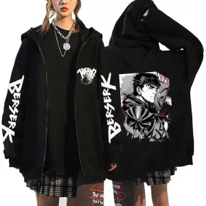 Berserk Fermuarlı Kapşonlu Hoodie Mod458 14933