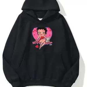 Betty boop oversize sweatshirt gri