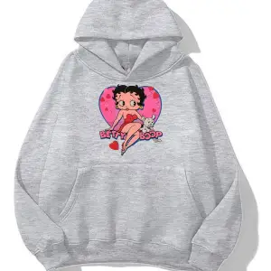 Betty boop oversize sweatshirt gri