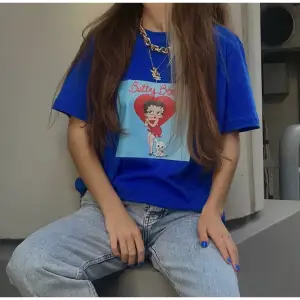 Betty Boop - T-shirt Beyaz