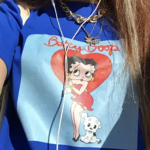 Betty Boop - T-shirt Beyaz