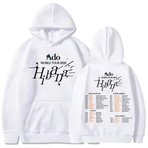 Beyaz Adoo Dünya Turu Japon kıcı Moda Unisex Uzun Ko