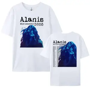 Beyaz Alanis Morissette Dünya Turu /Erkek leri Streetwear